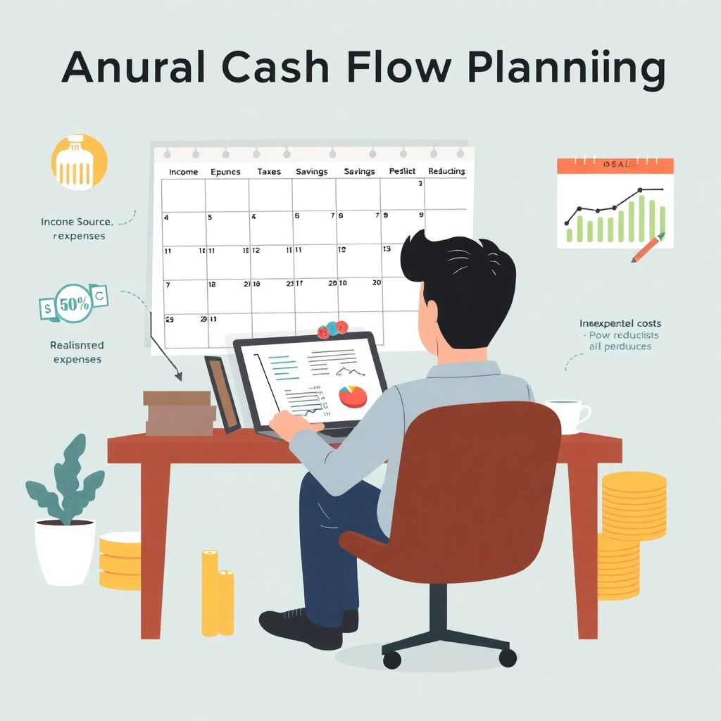 Планирование денежных потоков на год для стабильности и роста бизнеса