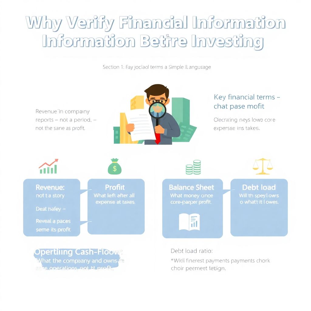 Как верифицировать финансовую информацию перед инвестициями и снизить риски