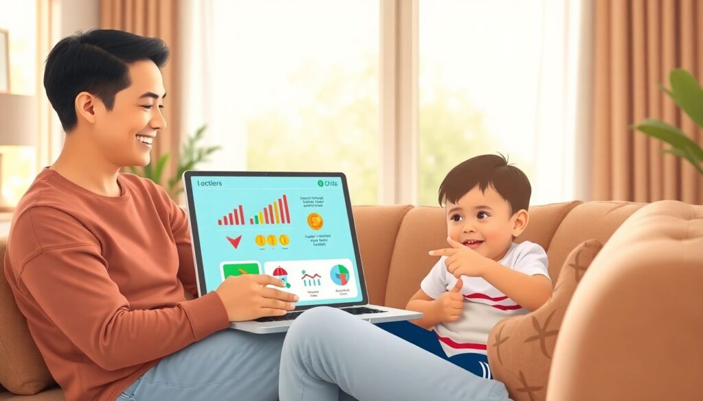 Как обучать детей финансовым привычкам дома - иллюстрация