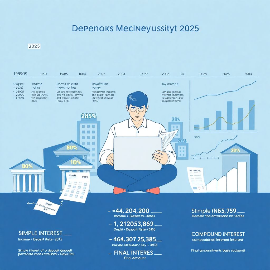 Доходность банковских вкладов в 2025: как рассчитать проценты и выбрать вклад