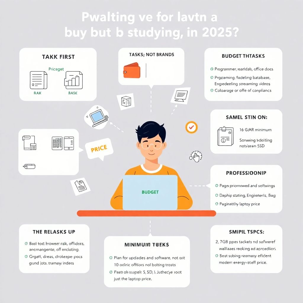 Ноутбук для учебы в 2025: как спланировать покупку без переплаты