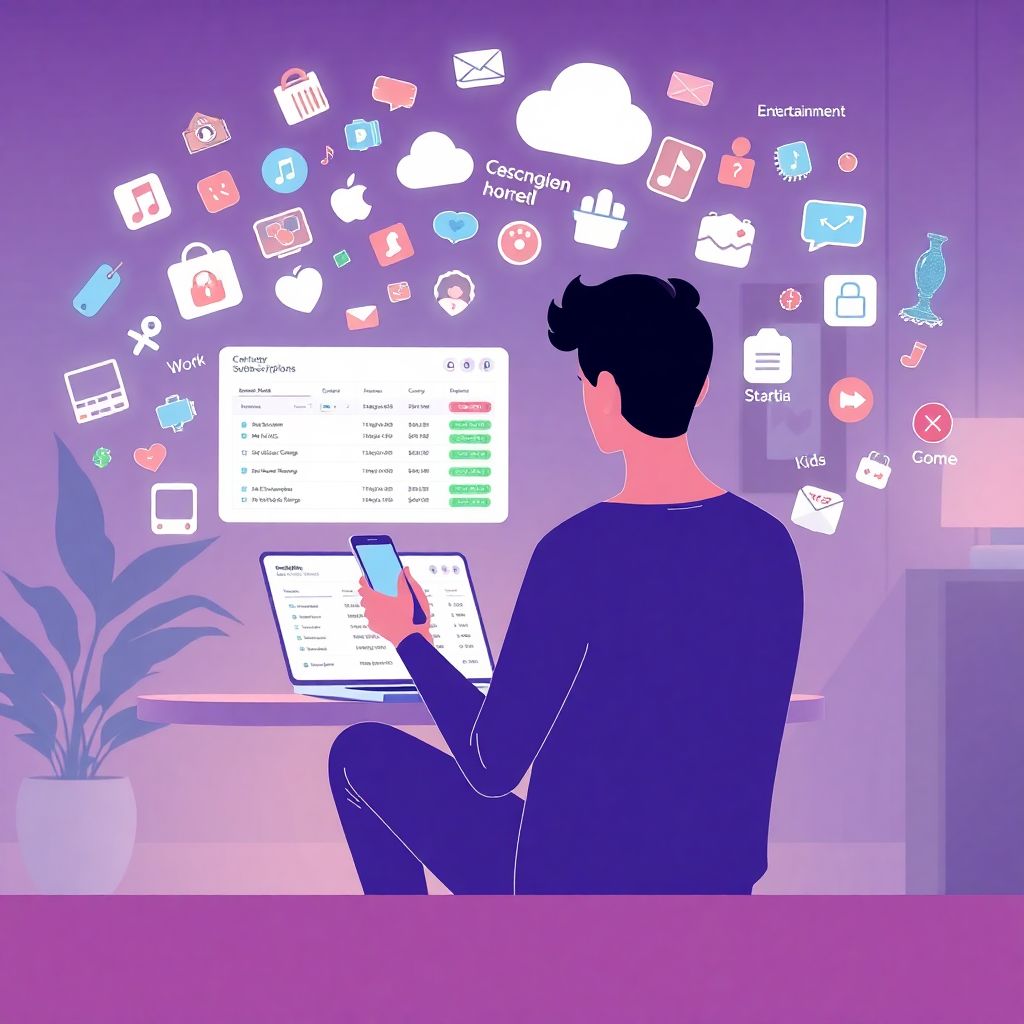 Учет подписок на сервисы и развлечения: как контролировать платежи и экономить